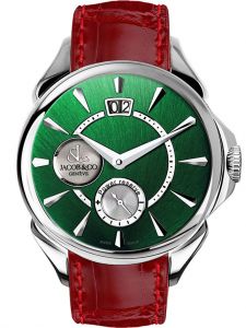 Đồng hồ Jacob & Co. Palatial Classic Manual Big Date Green Sunray Dial Steel PC400.10.NS.NE.A - Phiên Bản Giới Hạn