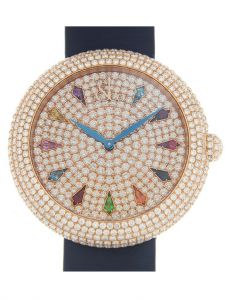 Đồng hồ Jacob & Co. Brilliant Pave Multicolored Sapphires BQ030.40.RH.RR.A