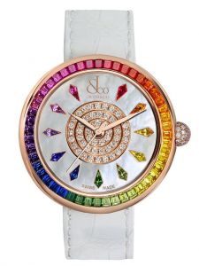 Đồng hồ Jacob & Co. Brilliant Rainbow Rose Gold BA537.40.GR.KW.A - Phiên Bản Giới Hạn