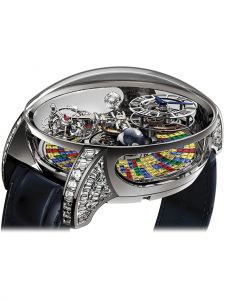 Đồng hồ Jacob & Co. Astronomia Tourbillon Baguette Arlequino White Gold AT800.30.BD.UB.B - Phiên Bản Duy Nhất