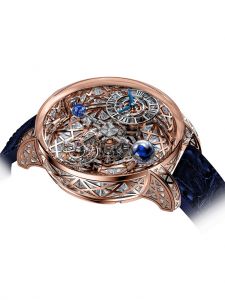 Đồng hồ Jacob & Co. Astronomia Meteorite Triangle Diamonds Rose Gold AT800.40.HD.HD.B - Phiên Bản Giới Hạn