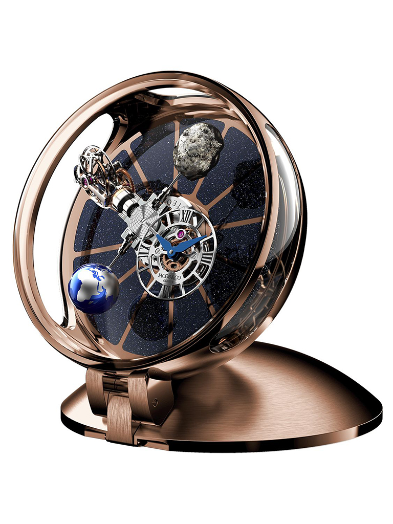 ng h Jacob Co. Astronomia Table Clock Rose Gold AT900.16.AV