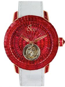 Đồng hồ Jacob & Co. Caviar Tourbillon Baguette Rubies CV201.40.BR.UB.A - Phiên Bản Giới Hạn