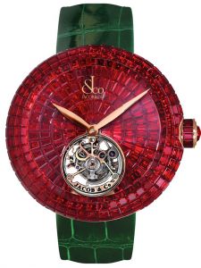 Đồng hồ Jacob & Co. Brilliant Flying Tourbillon Baguette Ruby BT543.40.BR.UA.B - Phiên Bản Duy Nhất