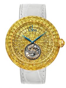 Đồng hồ Jacob & Co. Brilliant Flying Tourbillon Yellow Diamonds BT543.50.YD.UA.B