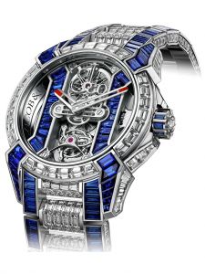 Đồng hồ Jacob & Co. Epic X Tourbillion Skeleton Blue Sapphires Diamond Bracelet EX500.30.BD.BB.A30BB - Phiên Bản Giới Hạn