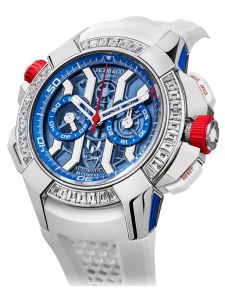 Đồng hồ Jacob & Co. Epic X Chrono Messi White Gold Titanium And Baguette EC423.32.OE.LL.J - Phiên Bản Giới Hạn