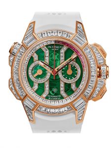 Đồng hồ Jacob & Co. Epic X Chrono Baguette Green Mineral Crystal EC422.40.BW.GD.A - Phiên Bản Duy Nhất