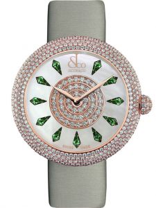 Đồng hồ Jacob & Co. Brilliant Half Pave Rose Gold Tsavorites BQ020.40.RH.KD.A