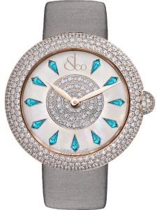 Đồng hồ Jacob & Co. Brilliant Half Pave Rose Gold Icy Blue Sapphires BQ020.40.RH.KG.A