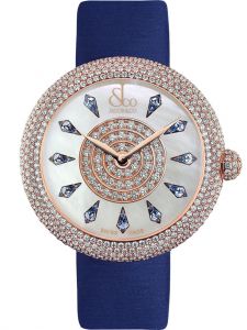 Đồng hồ Jacob & Co. Brilliant Half Pave Rose Gold Blue Sapphires BQ020.40.RH.KF.A