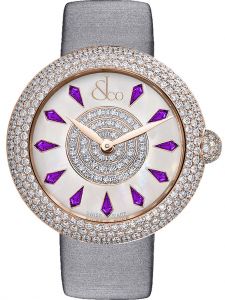 Đồng hồ Jacob & Co. Brilliant Half Pave Rose Gold Amethyst Sapphires BQ030.40.RH.KH.A