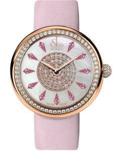 Đồng hồ Jacob & Co. Brilliant One Row Rose Gold Pink Sapphires BQ030.40.RO.KC.A - Phiên Bản Giới Hạn