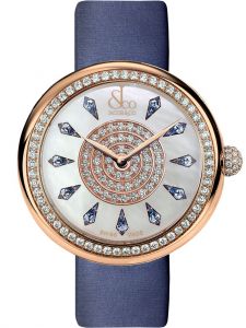 Đồng hồ Jacob & Co. Brilliant One Row Rose Gold Blue Sapphires BQ030.40.RO.KF.A - Phiên Bản Giới Hạn