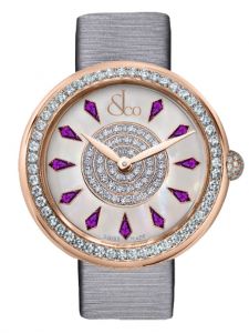 Đồng hồ Jacob & Co. Brilliant One Row Rose Gold Amethyst Sapphires BQ020.40.RO.KH.A - Phiên Bản Giới Hạn