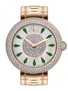 Đồng hồ Jacob & Co. Brilliant Half Pave Rose Gold Couture Tsavorites BQ020.40.RH.KD.A40RA