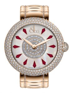 Đồng hồ Jacob & Co. Brilliant Half Pave Rose Gold Couture Ruby BQ020.40.RH.KE.A40RA