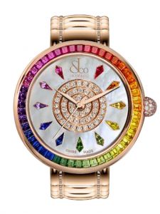 Đồng hồ Jacob & Co. Brilliant Rainbow Rose Gold Bracelet BA537.40.GR.KW.A40RA