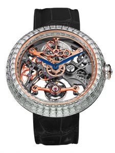 Đồng hồ Jacob & Co. Brilliant Skeleton Baguette Rose Gold BS533.40.BD.CB.A - Phiên Bản Giới Hạn