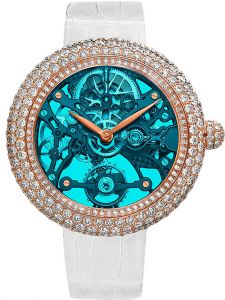 Đồng hồ Jacob & Co. Brilliant Skeleton Northern Lights Rose Gold Blue BS431.40.RD.QB.A - Phiên Bản Giới Hạn