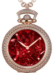 Đồng hồ Jacob & Co. Brilliant Watch Pendant Northern Lights Pave Red Mineral Crystal Dial BS231.40.RD.QR.A - Phiên Bản Giới Hạn