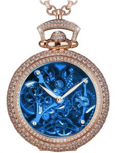 Đồng hồ Jacob & Co. Brilliant Watch Pendant Northern Lights Pave Blue Mineral Crystal Dial BS231.40.RD.QB.A - Phiên Bản Giới Hạn