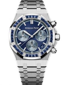 Đồng hồ Audemars Piguet Royal Oak Chronograph Baguette Sapphires Japan Edition 26240BC.SS.1320BC.01 26240BCSS1320BC01