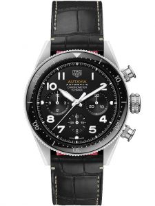 Đồng hồ TAG Heuer Silently Autavia Flyback Chronograph Black Dial CBE511A.FC8279