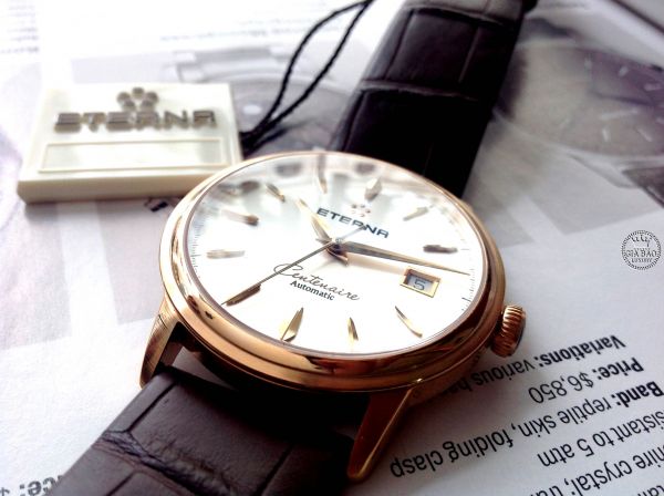 Đồng hồ Eterna Men\'s 2960.69 \'Heritage Centenaire\' Rose Gold Automatic Watch 18K (lướt)