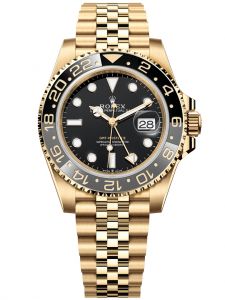 Đồng hồ Rolex GMT-Master II M126718GRNR-0001 126718GRNR-0001 yellow gold, mặt số đen - Mẫu mới 2023