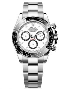 Đồng hồ Rolex Cosmograph Daytona M126500LN-0001 126500LN-0001 Oystersteel, mặt số trắng - Mẫu mới 2023