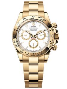 Đồng hồ Rolex Cosmograph Daytona M126508-0001 126508-0001 yellow gold, mặt số trắng - Mẫu mới 2023