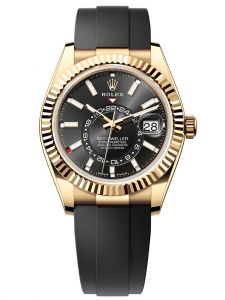 Đồng hồ Rolex Sky-Dweller M336238-0002 336238-0002 yellow gold, mặt số đen sáng - Mẫu mới 2023