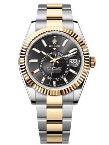 Đồng hồ Rolex Sky-Dweller M336933-0003 336933-0003 Oystersteel và Vàng vàng, mặt số đen sáng - Mẫu mới 2023