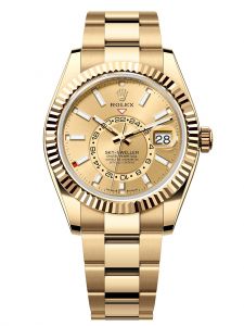 Đồng hồ Rolex Sky-Dweller M336938-0001 336938-0001 yellow gold, mặt số champagne - Mẫu mới 2023