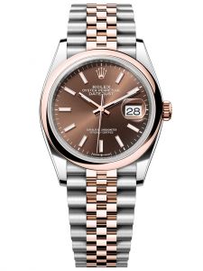 Đồng hồ Rolex Datejust M126201-0043 126201-0043 Oystersteel và Vàng Everose, mặt số chocolate - Mẫu mới 2023