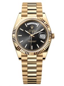 Đồng hồ Rolex Day-Date M228238-0067 228238-0067 yellow gold, mặt số đen sáng - Mẫu mới 2023