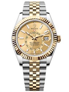 Đồng hồ Rolex Sky-Dweller M336933-0002 336933-0002 Oystersteel và Vàng vàng, mặt số champagne - Mẫu mới 2023