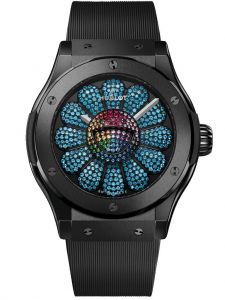 Đồng hồ Hublot Classic Fusion Takashi Murakami Black Ceramic Blue Topazes 507.CX.9009.RX.TAK23 507CX9009RXTAK23