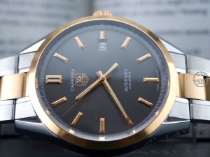 Đồng hồ Tag heuer calibre 5 demi vành vàng đúc (lướt)