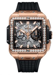 Đồng hồ Hublot Square Bang Unico King Gold Diamonds 821.OX.0180.RX.1204 821OX0180RX1204