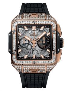 Đồng hồ Hublot Square Bang Unico King Gold Jewellery 821.OX.0180.RX.0904 821OX0180RX0904