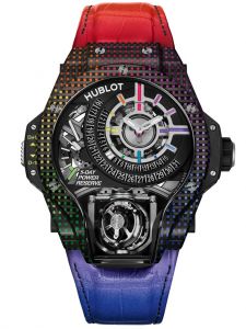 Đồng hồ Hublot MP-09 Tourbillon Bi-Axis Rainbow 3D Carbon 909.QDRB.1120.LR 909QDRB1120LR