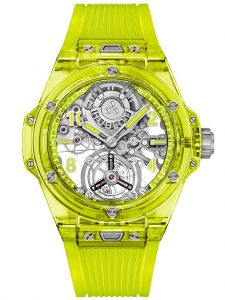 Đồng hồ Hublot Big Bang Tourbillon Automatic Yellow Neon Saxem 429.JY.0120.RT 429JY0120RT