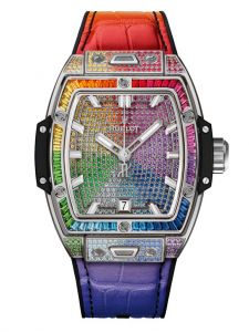 Đồng hồ Hublot Spirit of Big Bang Titanium Rainbow 662.NX.9900.LR.0999 662NX9900LR0999