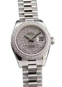 Đồng hồ Rolex  Lady Datejust M26 Platinum M179136