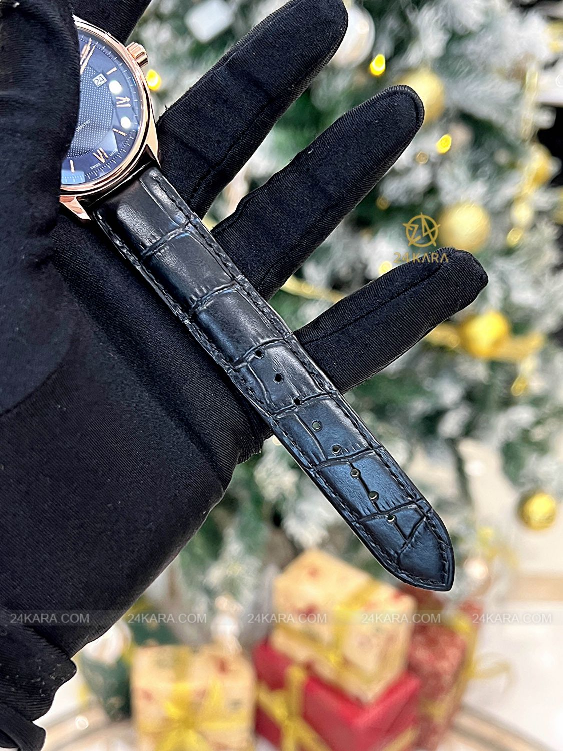 Đồng hồ Frederique Constant FC-303MN5B4 Rose Gold Blue Roman