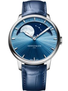 Đồng hồ Arnold & Son Perpetual Moon Platinum Celestial Blue 1GLBX.U01A.C200X 1GLBXU01AC200X - Phiên Bản Giới Hạn 38 Chiếc