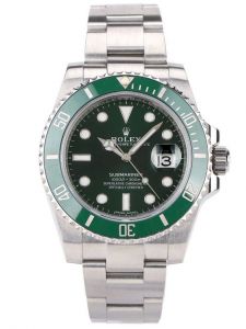 Đồng hồ Rolex Submariner Date 40 Hulk M116610LV-0002 116610LV-0002 Thép Oystersteel Mặt Xanh Lá - Lướt