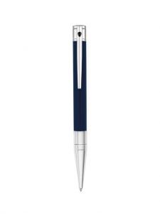 Bút bi xoay S.T. Dupont D- Initial Ballpoint Pen Blue Chrome 265205